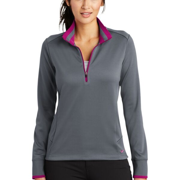 Ladies Dri FIT 1/2 Zip Cover Up Thumbnail